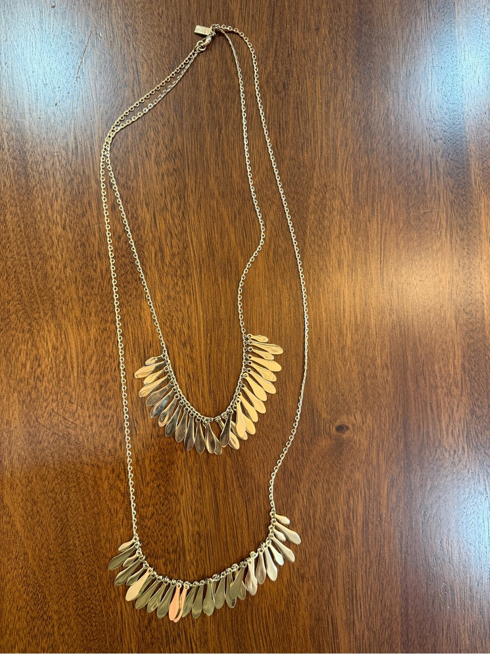 Kate Spade Gold-Tone Layered Teardrop Pendant Necklace